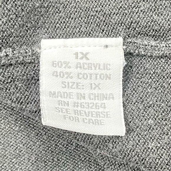 Dress Barn Women’s Black Short Sleeve Sweater 1X - Picture 7 of 9